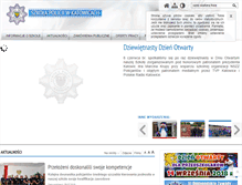 Tablet Screenshot of katowice.szkolapolicji.gov.pl